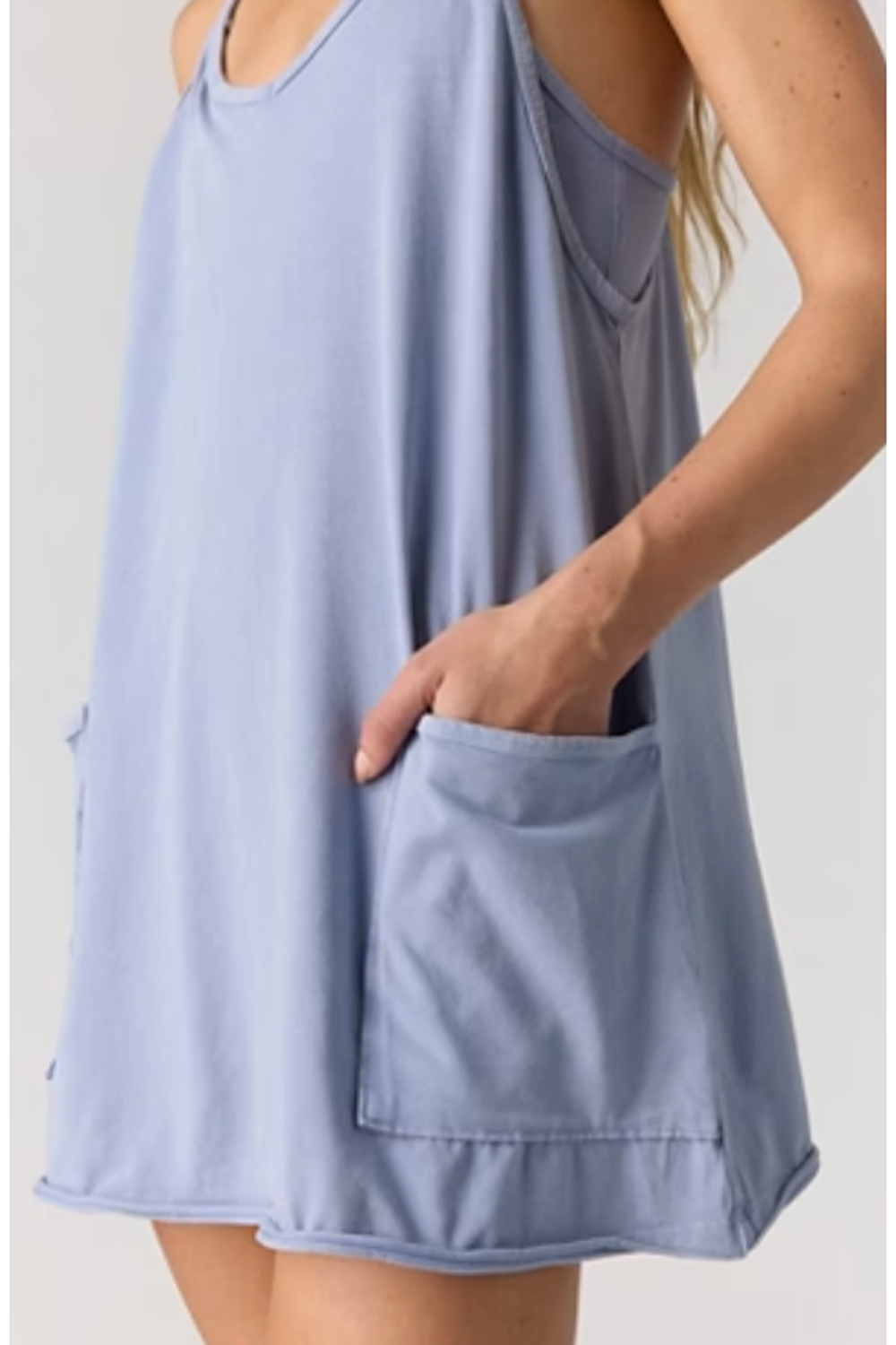FP Hot Shot Mini Dress - Blue Ash