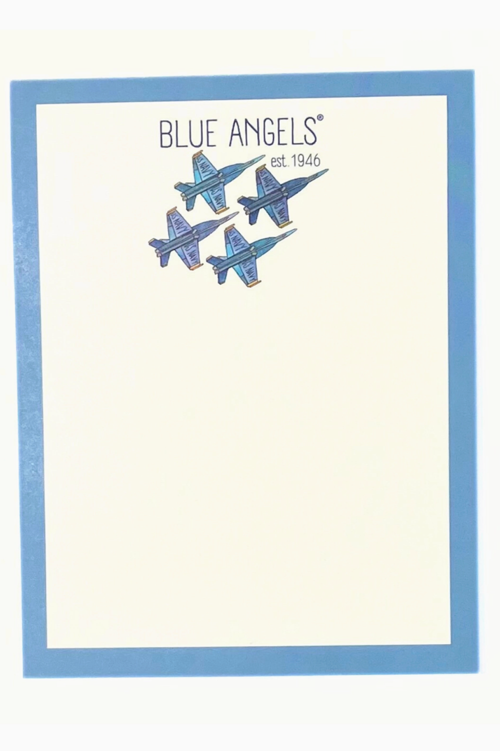 Blue Angels Diamond Notepad