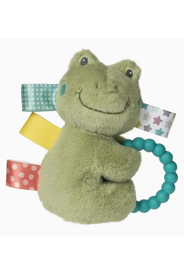 Taggies Teether Rattle - Peepers Frog