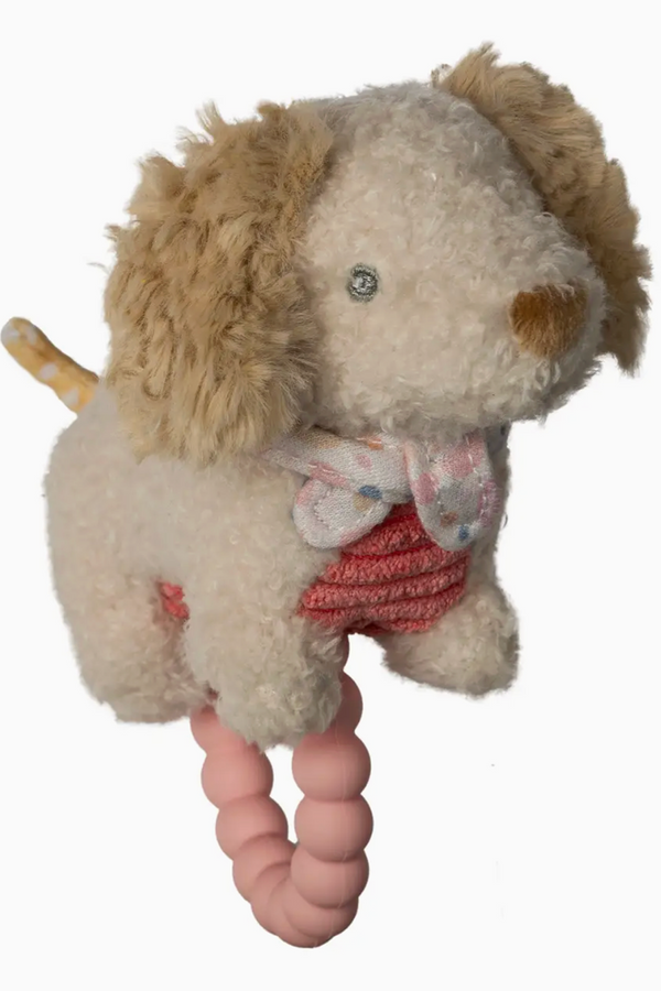 Taggies Teether Rattle - Dancing Dachshund
