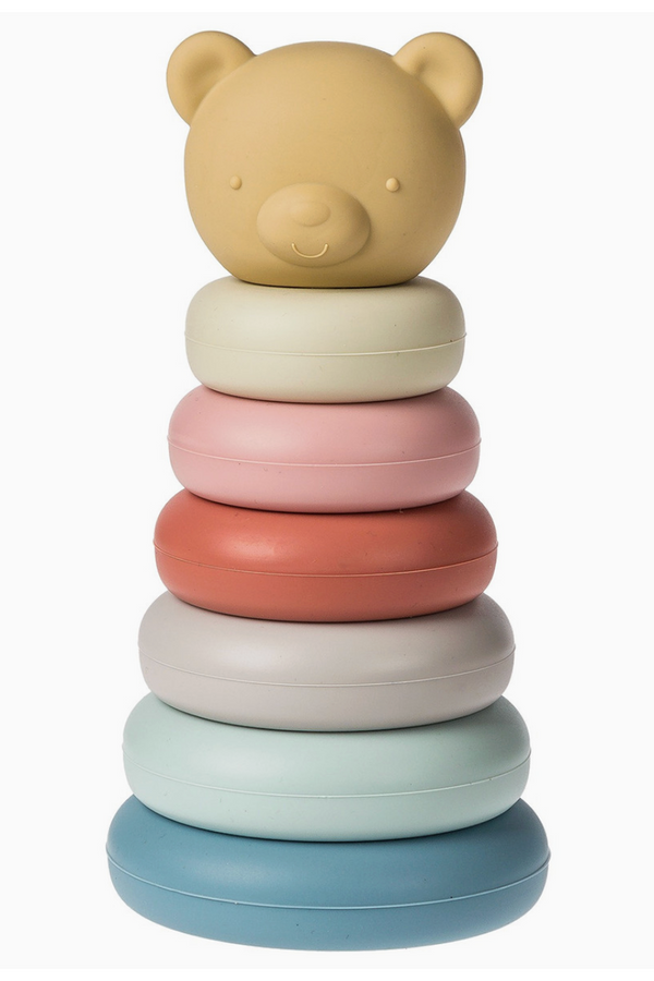 Simply Silicone Stacking Rings Teddy