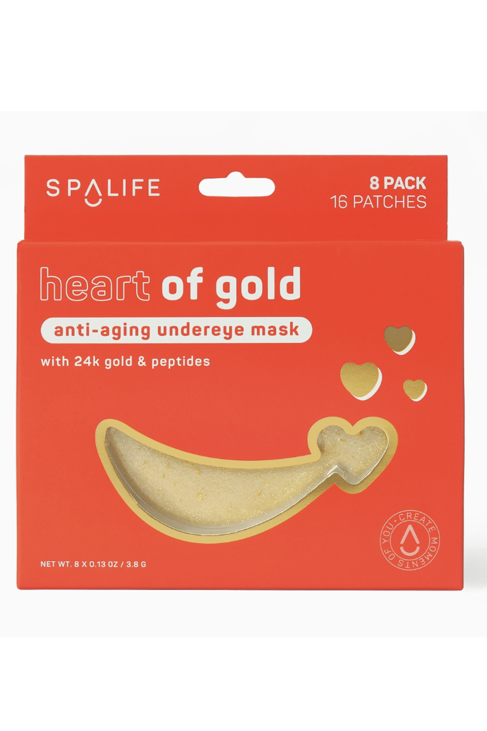 Under Eye Mask - Heart of Gold