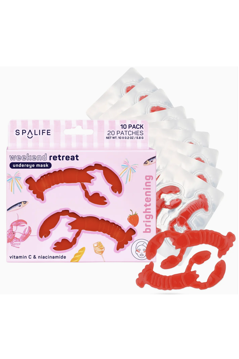 Under Eye Mask - Weekend Retreat Lobsters Brightening