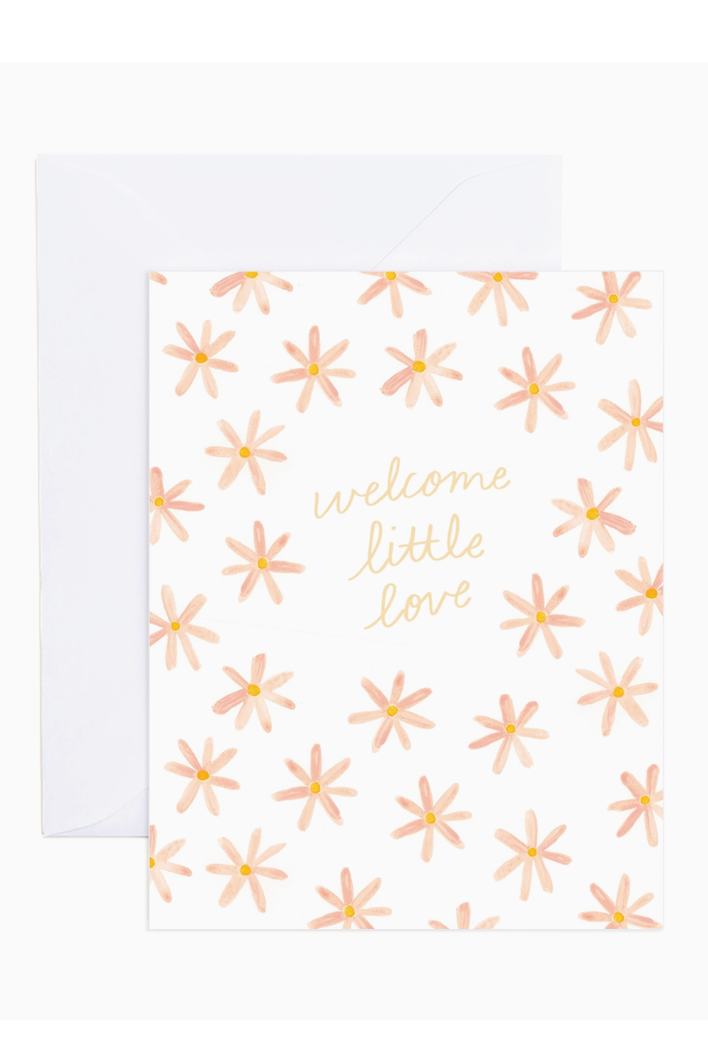 ES Single Baby Greeting Card - Lori Floral