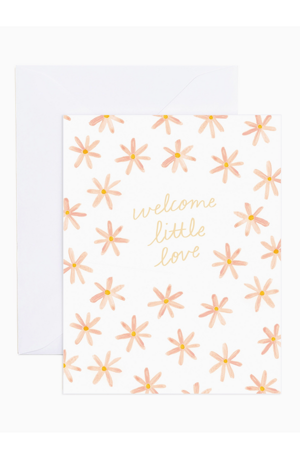 ES Single Baby Greeting Card - Lori Floral
