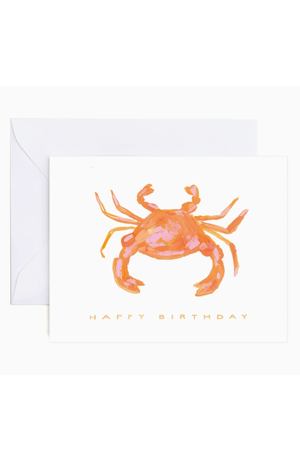 ES Single Birthday Greeting Card - Marissa Nautical Crab