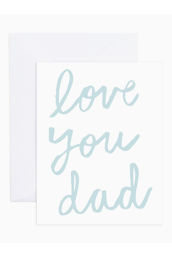 ES Single Father's Day Greeting Card - Love You Dad