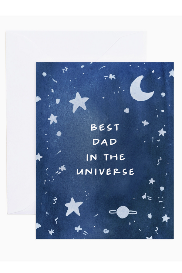 ES Single Father's Day Greeting Card - Starry Night