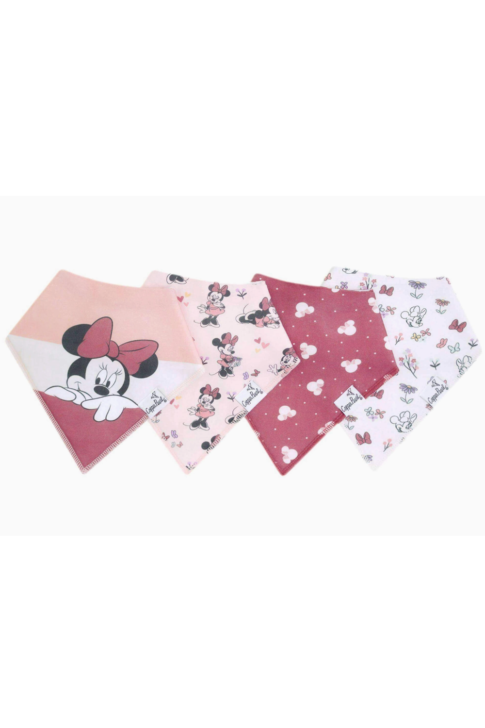 Bandana Bib Set of 4 - Minnie Mouse