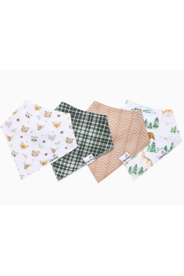 Bandana Bib Set of 4 - Wilder