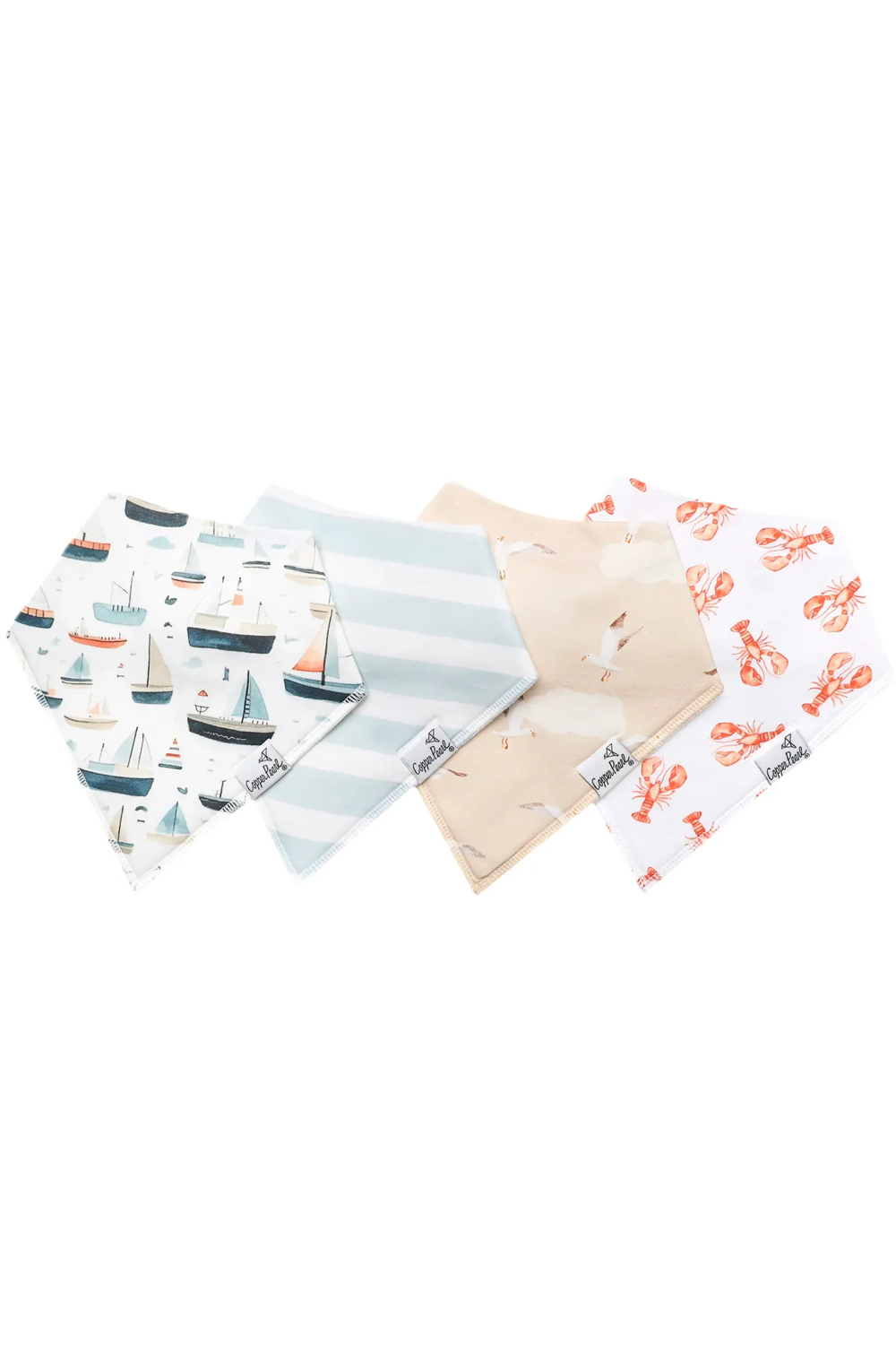 Bandana Bib Set of 4 - Fischer