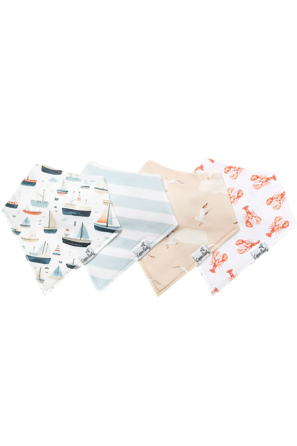 Bandana Bib Set of 4 - Fischer