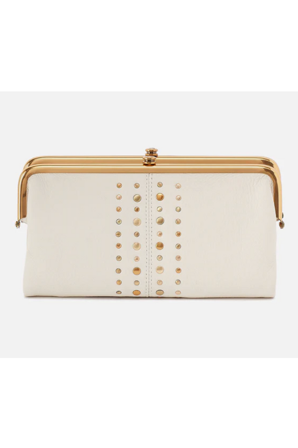 Lauren Wallet - Velvet Hide Coastal Cloud