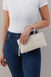 Sable Crossbody Purse - Velvet Hide Coastal Cloud
