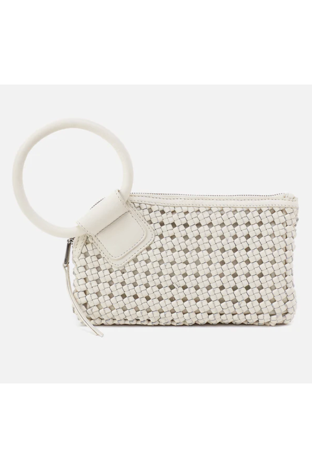 Sable Wristlet - Woven Hide Whitecap