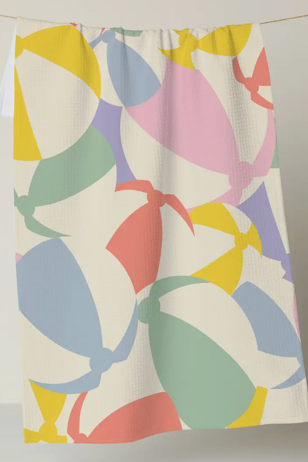 Geometry Kitchen Tea Towel - Beach Ball