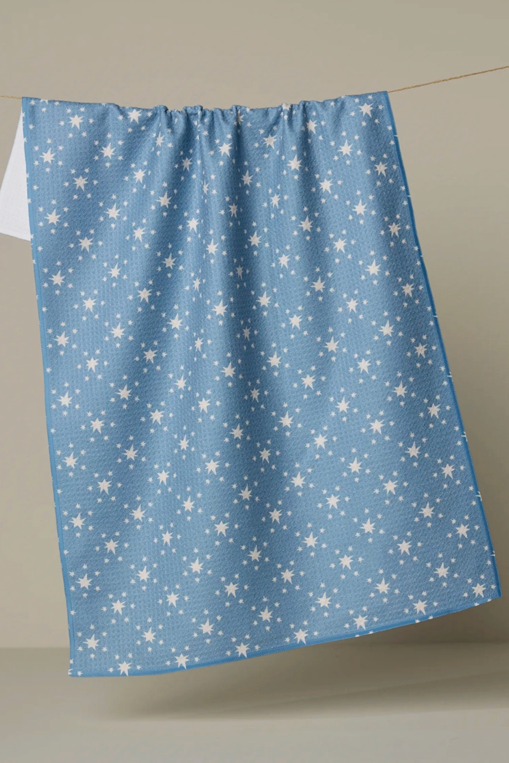 Geometry Kitchen Tea Towel - Freedom Blue