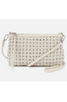 Darcy Crossbody Bag - Woven Hide Whitecap