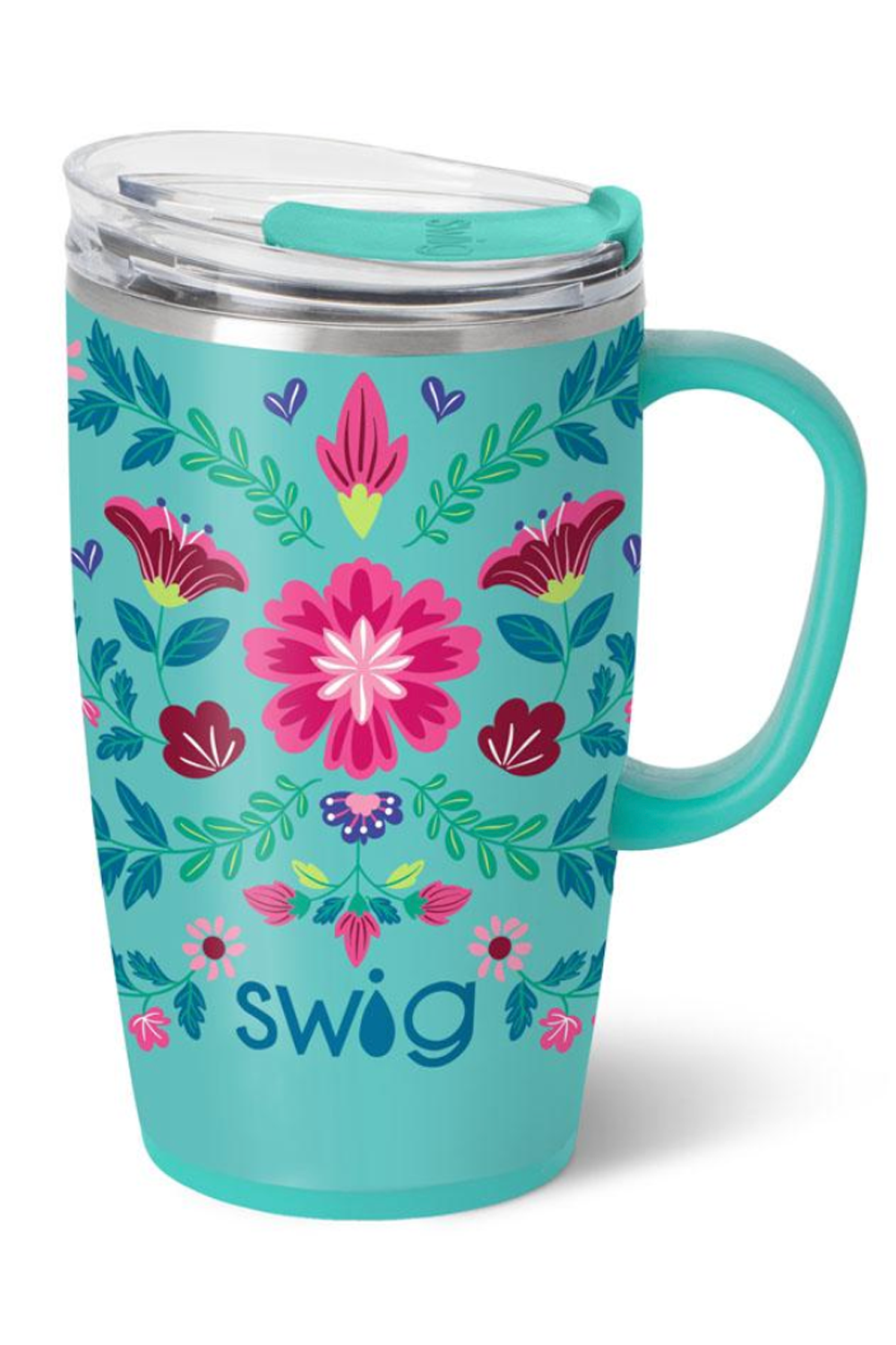 Modern Coffee Mug - Flora Azul