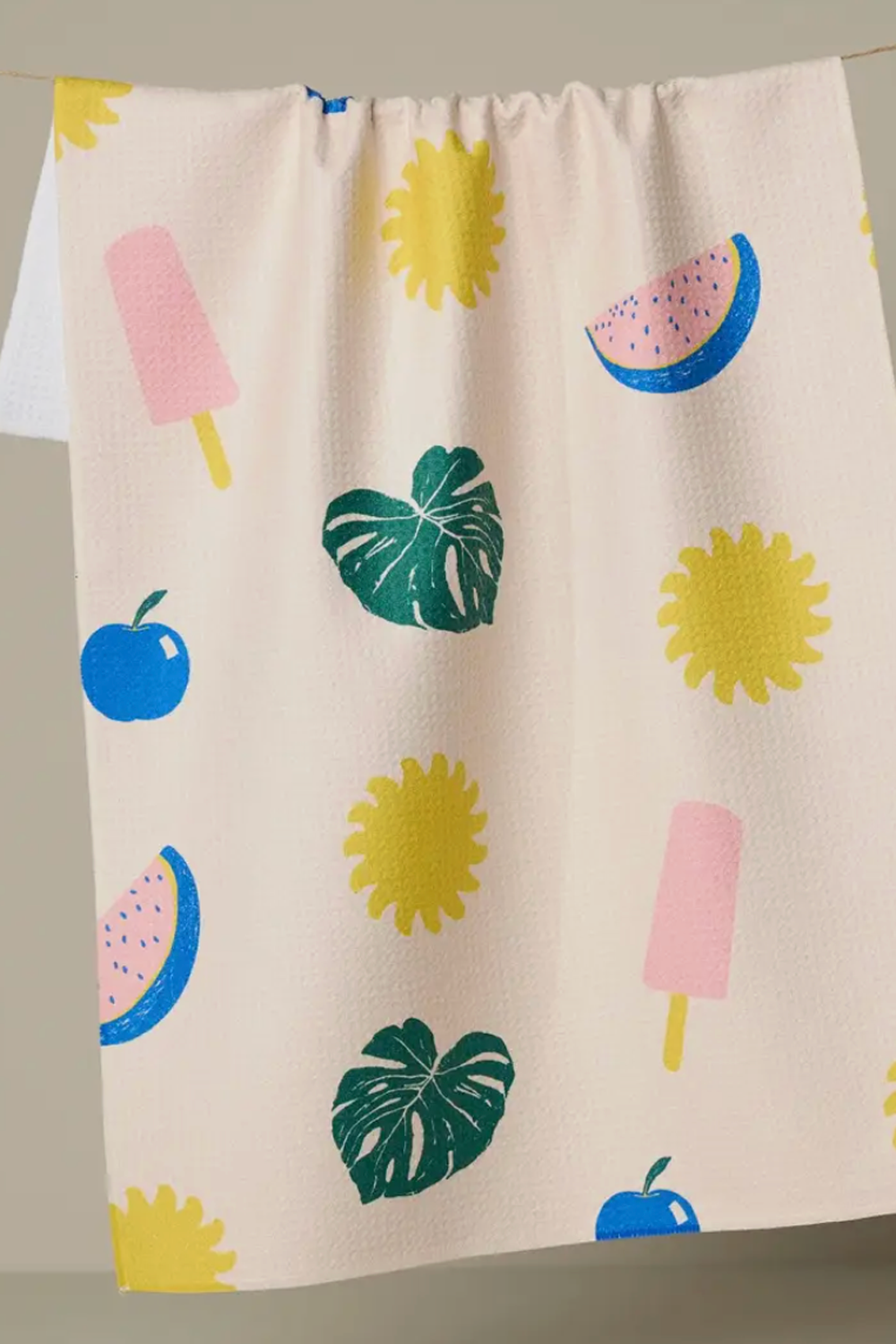 Geometry Kitchen Tea Towel - Fruity Pop