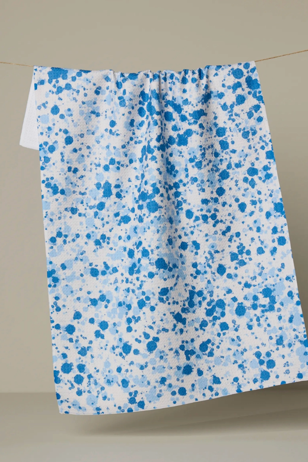 Geometry Kitchen Tea Towel - Indigo Splash