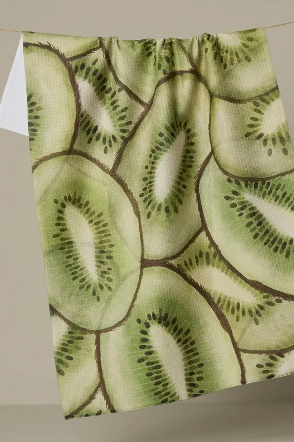 Geometry Kitchen Tea Towel - Kiwi Slices