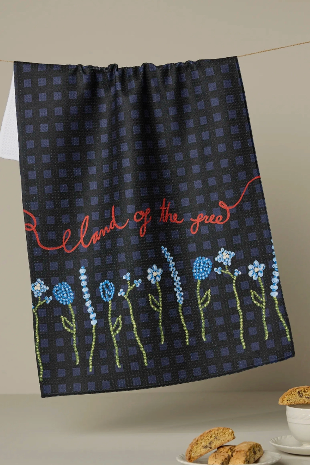 Geometry Kitchen Tea Towel - Land of Free