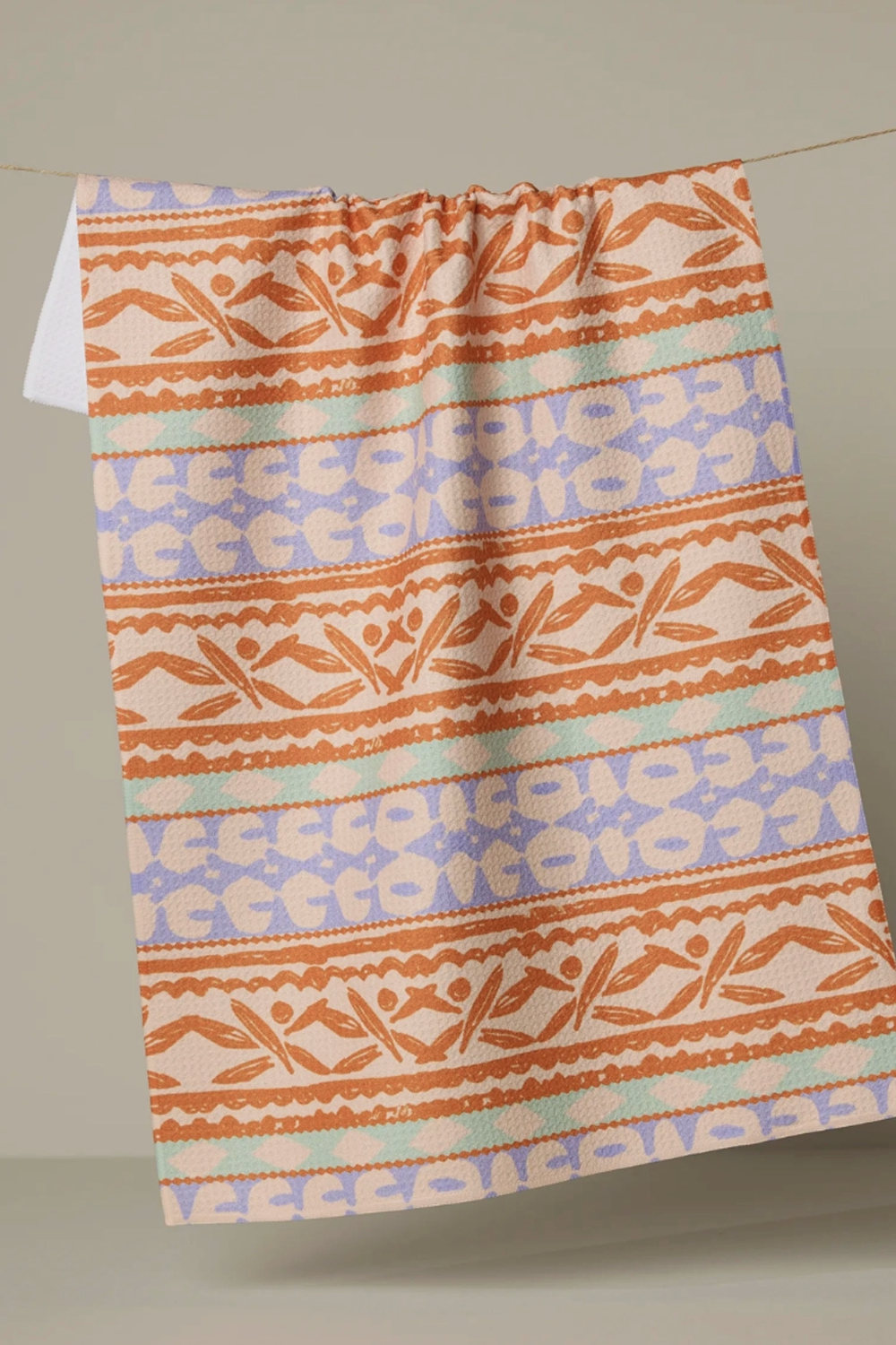 Geometry Kitchen Tea Towel - Mango Lagoon