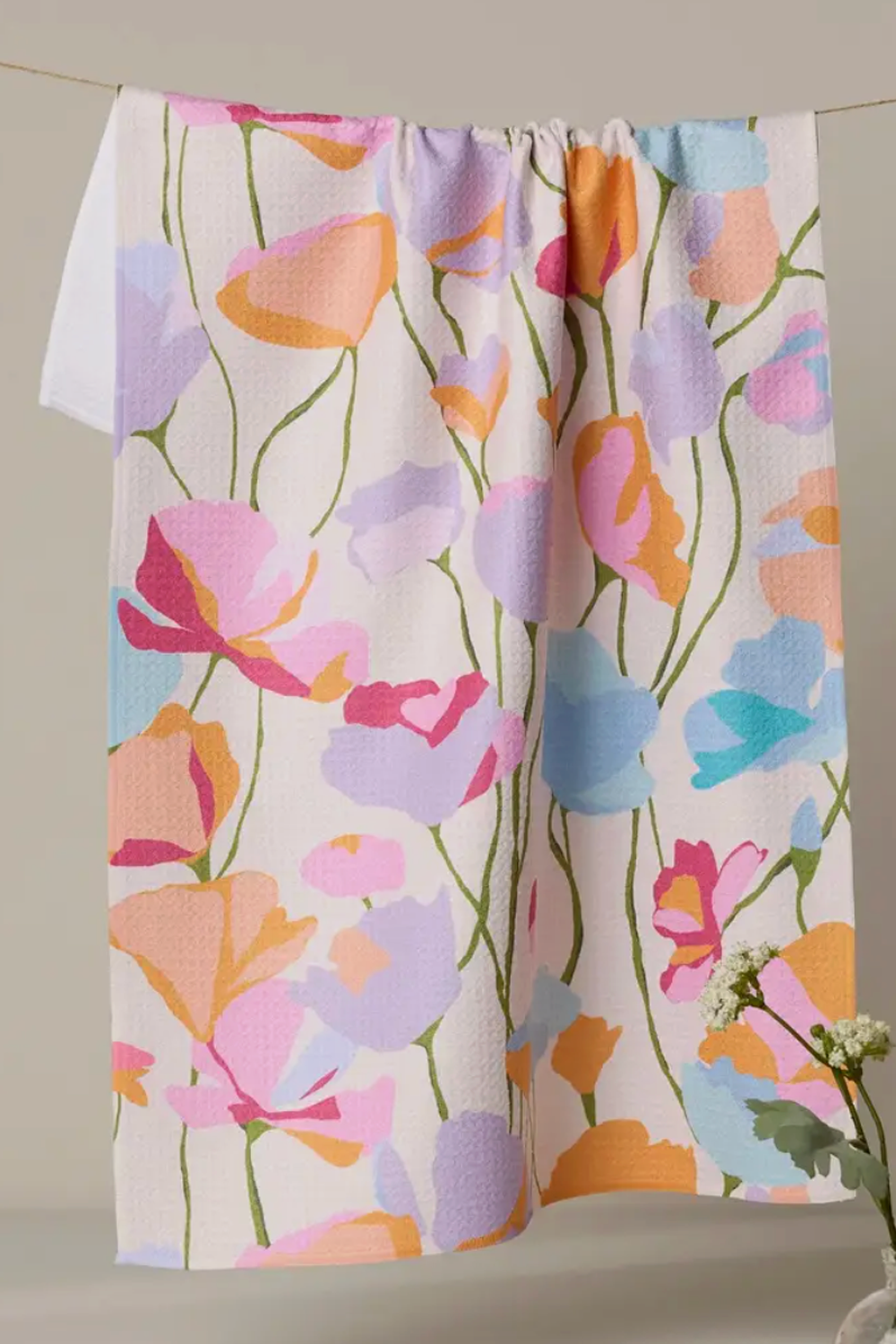Geometry Kitchen Tea Towel - Sunlit Garden