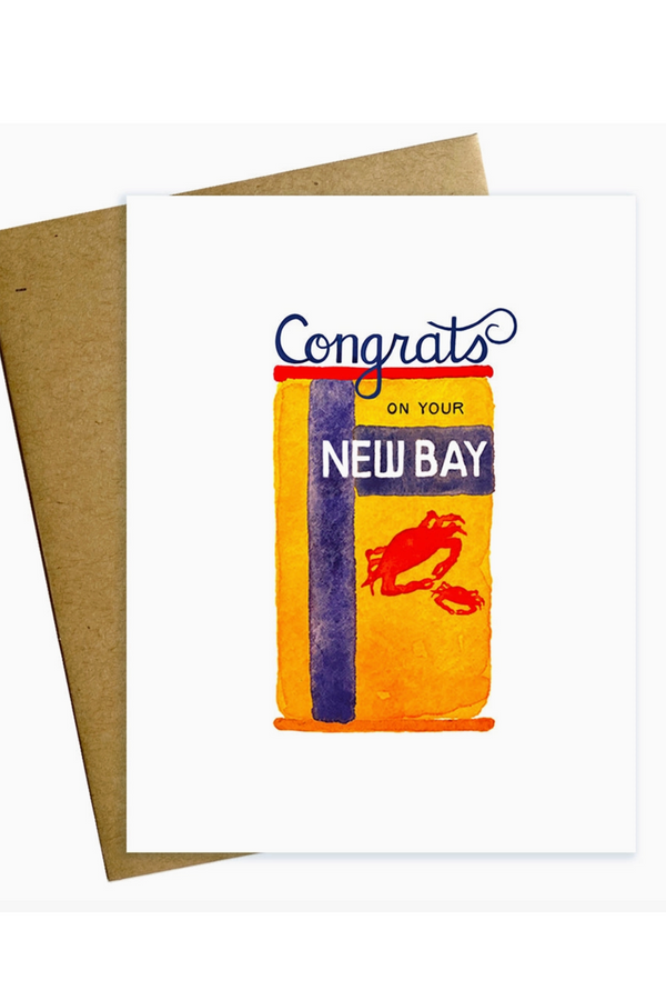 MM Single Baby Card - New Bay Baby