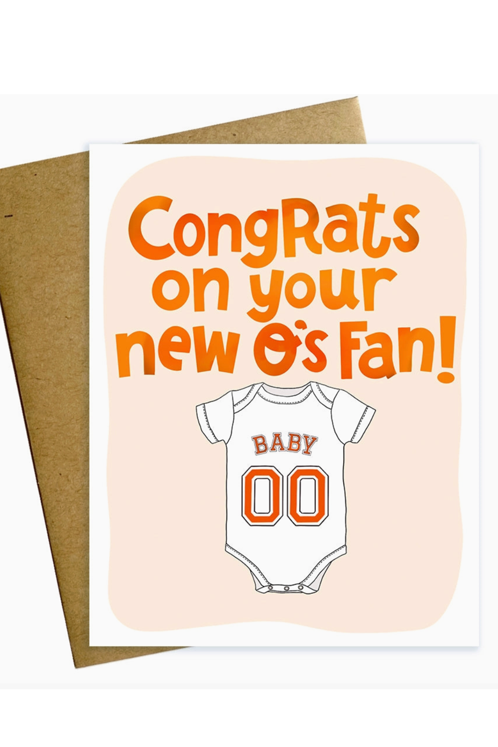 MM Single Baby Card - New Orioles Fan
