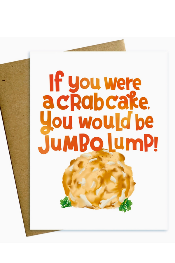 MM Single Valentine's Day Card - Jumbo Lump Crabcake