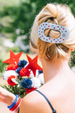 Teleties Flat Round Hair Clip - United We Sparkle