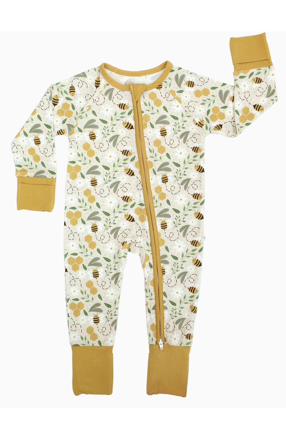 Bamboo Sleeper Pajamas - Happy Honey Bees