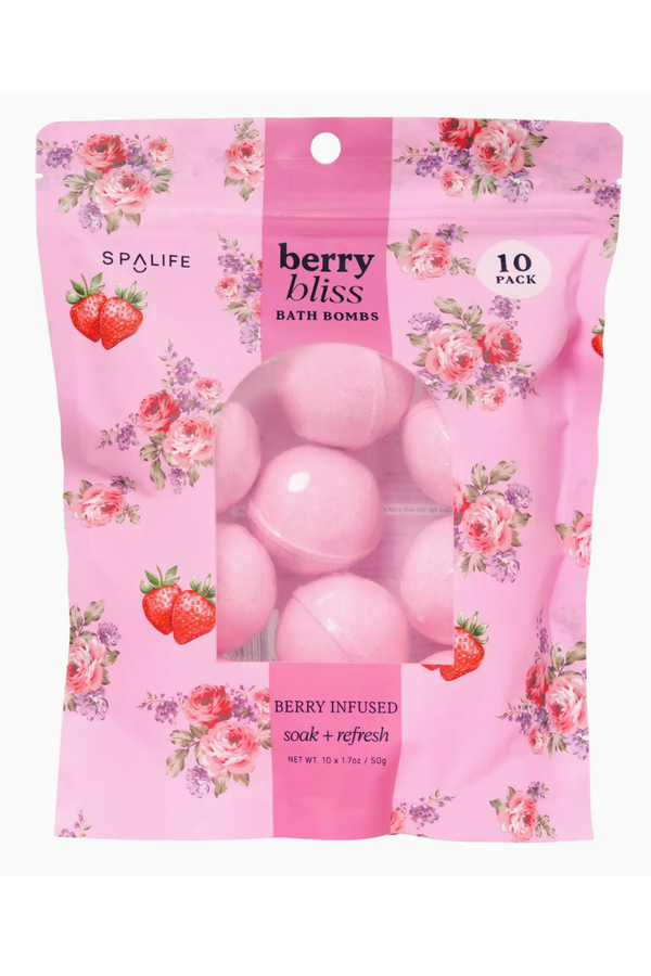 Bath Bombs Set - Berry Bliss