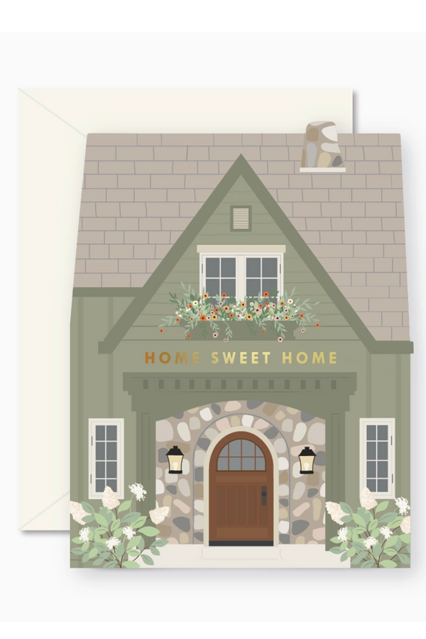 GPD New Home Greeting Card - Green Home Sweet Home