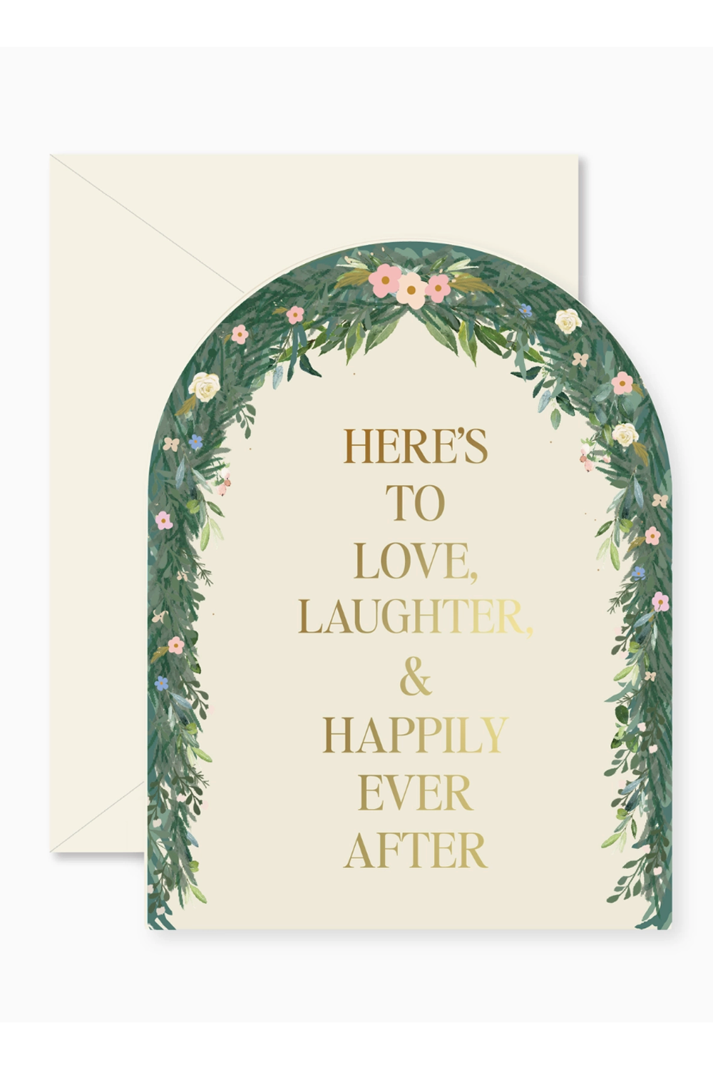 GPD Wedding Greeting Card - Floral Arch