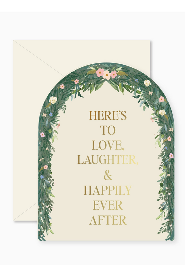 GPD Wedding Greeting Card - Floral Arch