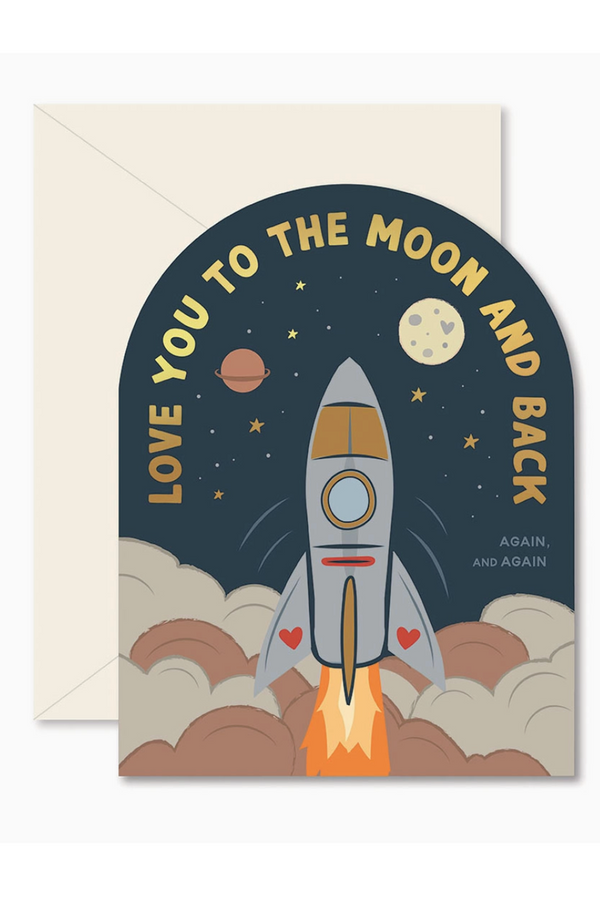GPD Single Day Card - Love You to the Moon and Back