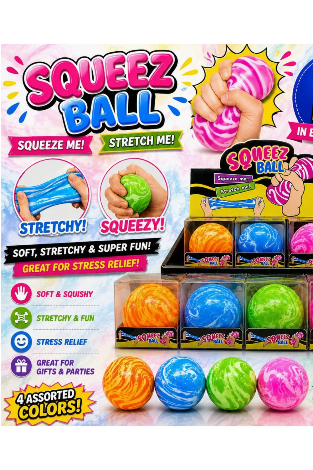 Marble Squeeze Ball