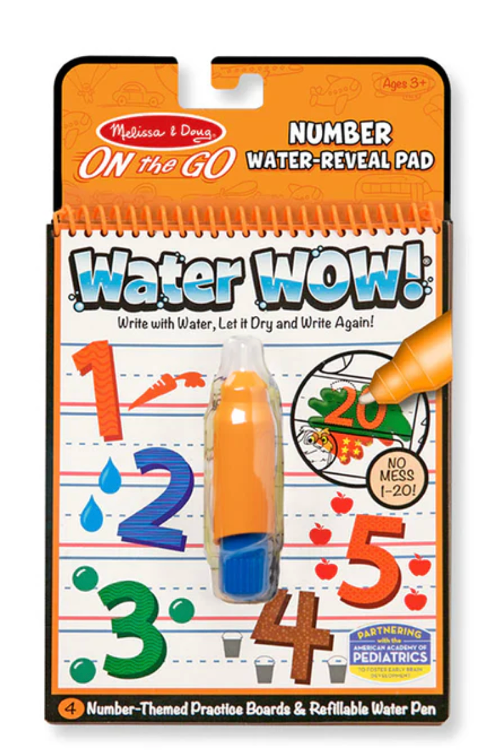 MD Water Wow Coloring Book - Numbers