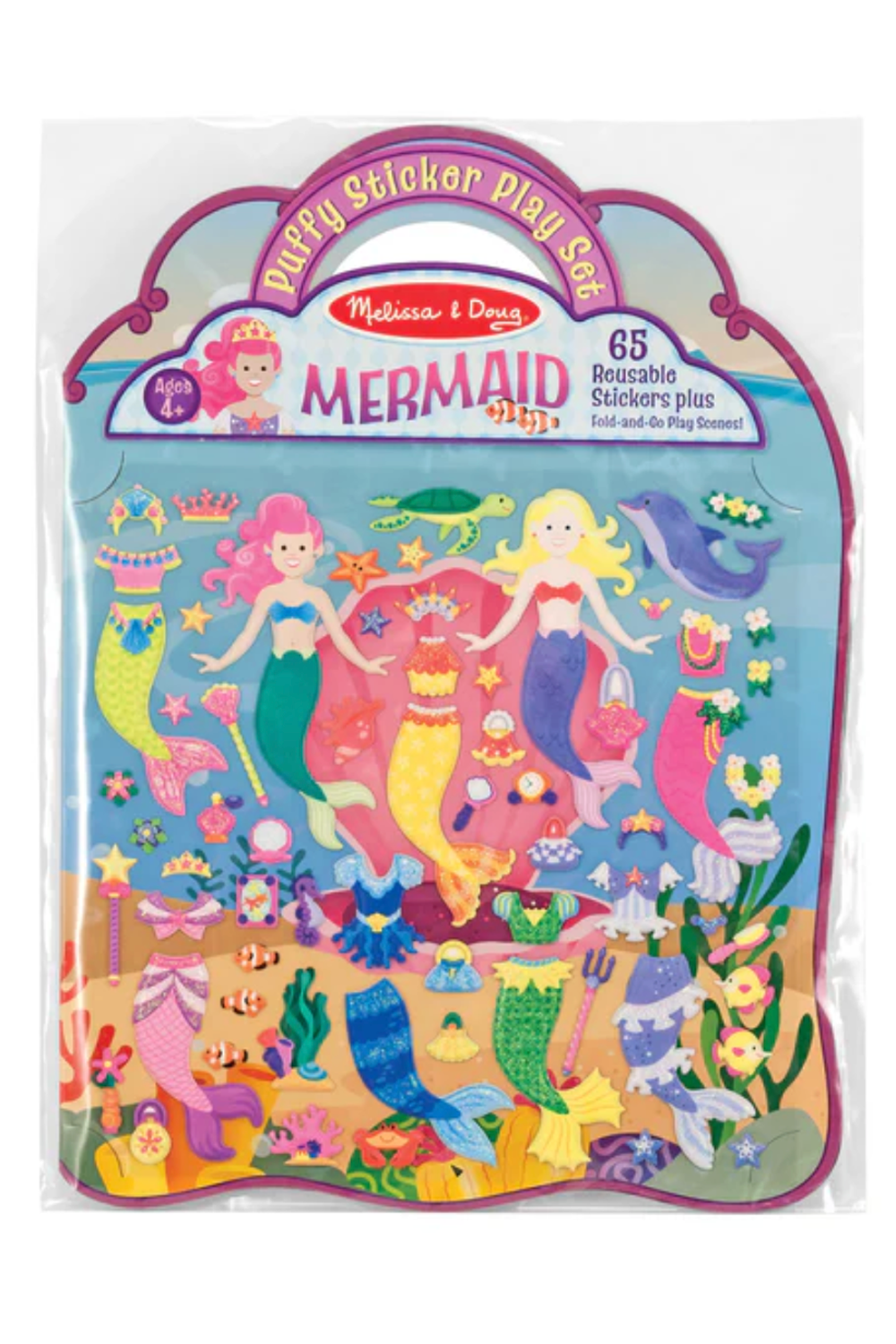 Puffy Sticker Play Set - Mermaid