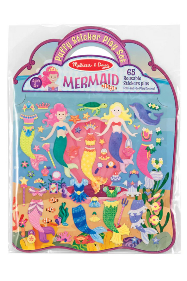Puffy Sticker Play Set - Mermaid