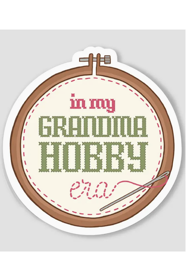 Trendy Sticker - Grandma Hobby Era