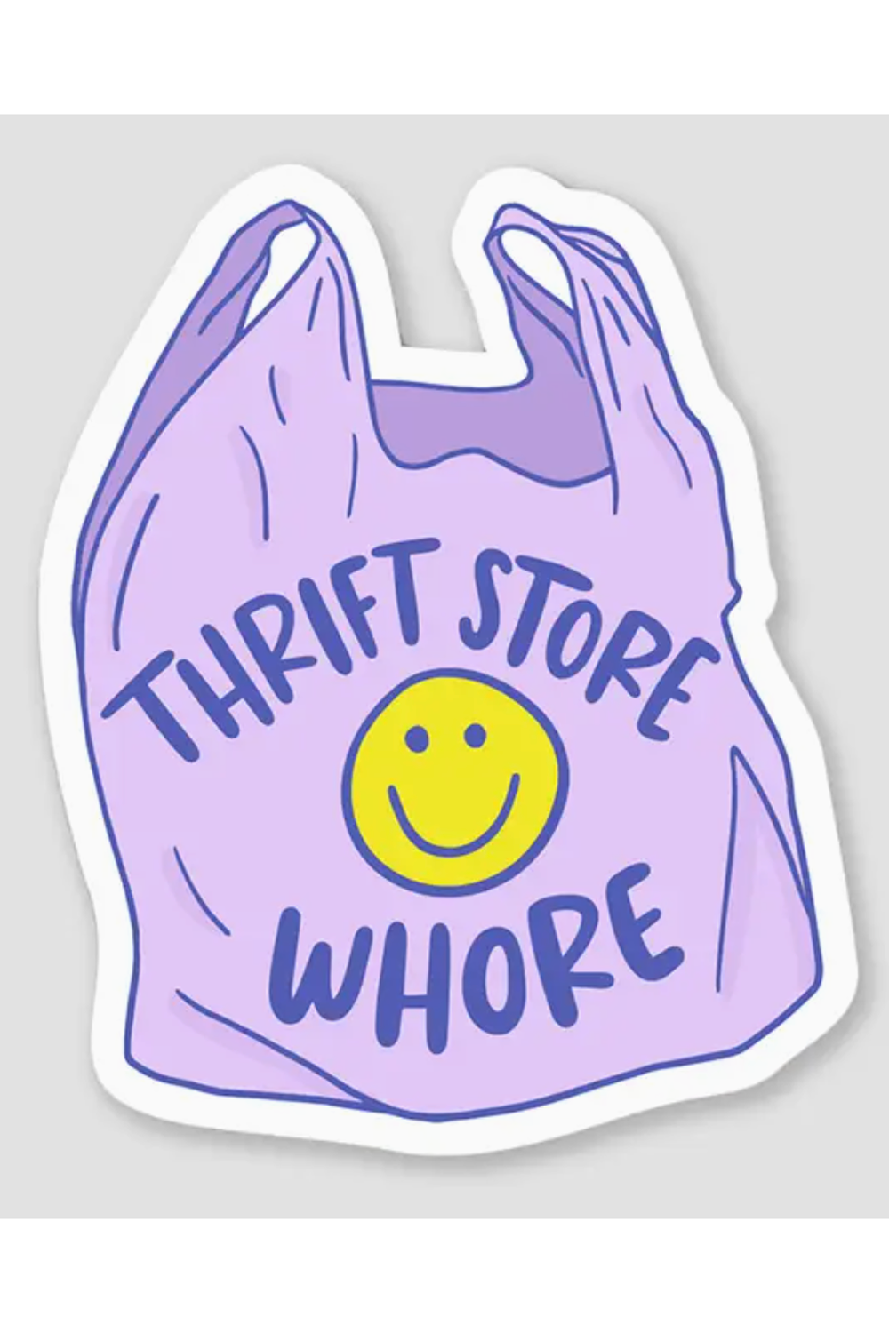 Trendy Sticker - Thrift Store Whore