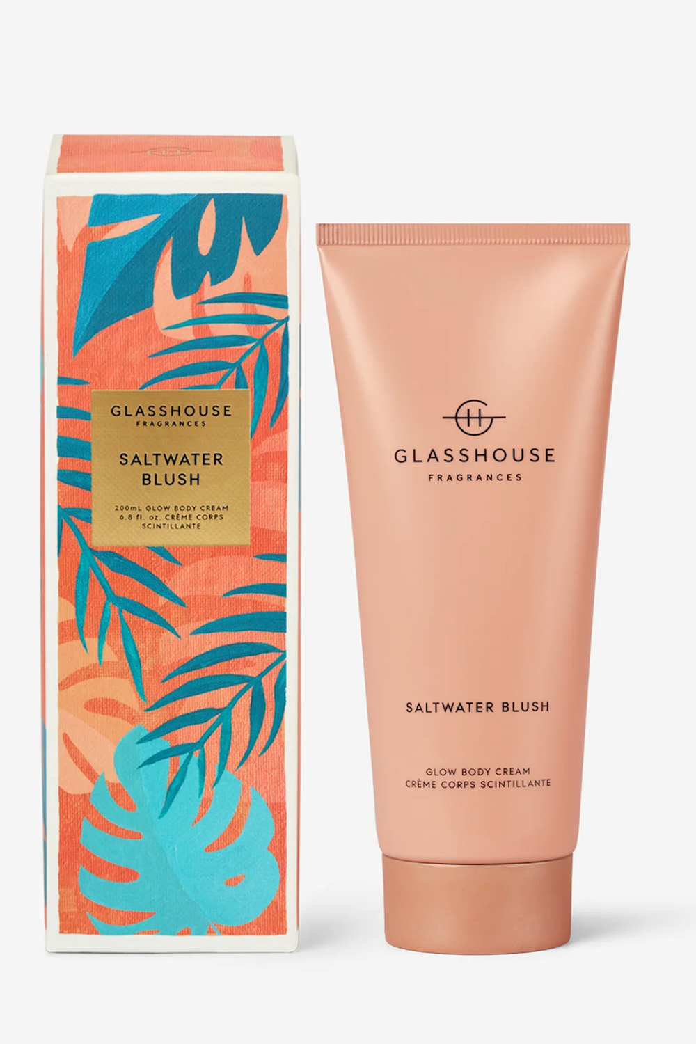 Glasshouse Glow Body Cream - Saltwater Blush