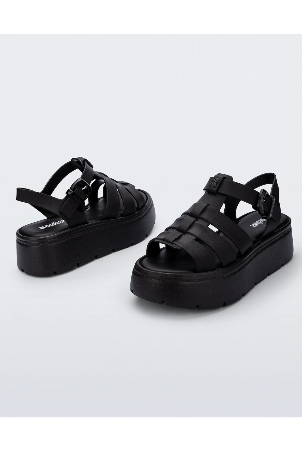 UP Platform Sling Sandal - Black