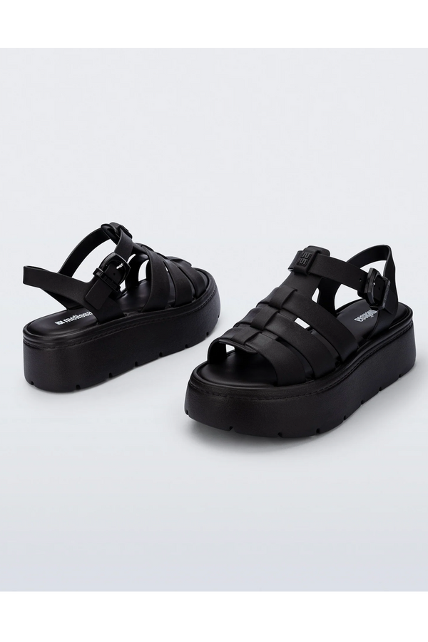 UP Platform Sling Sandal - Black
