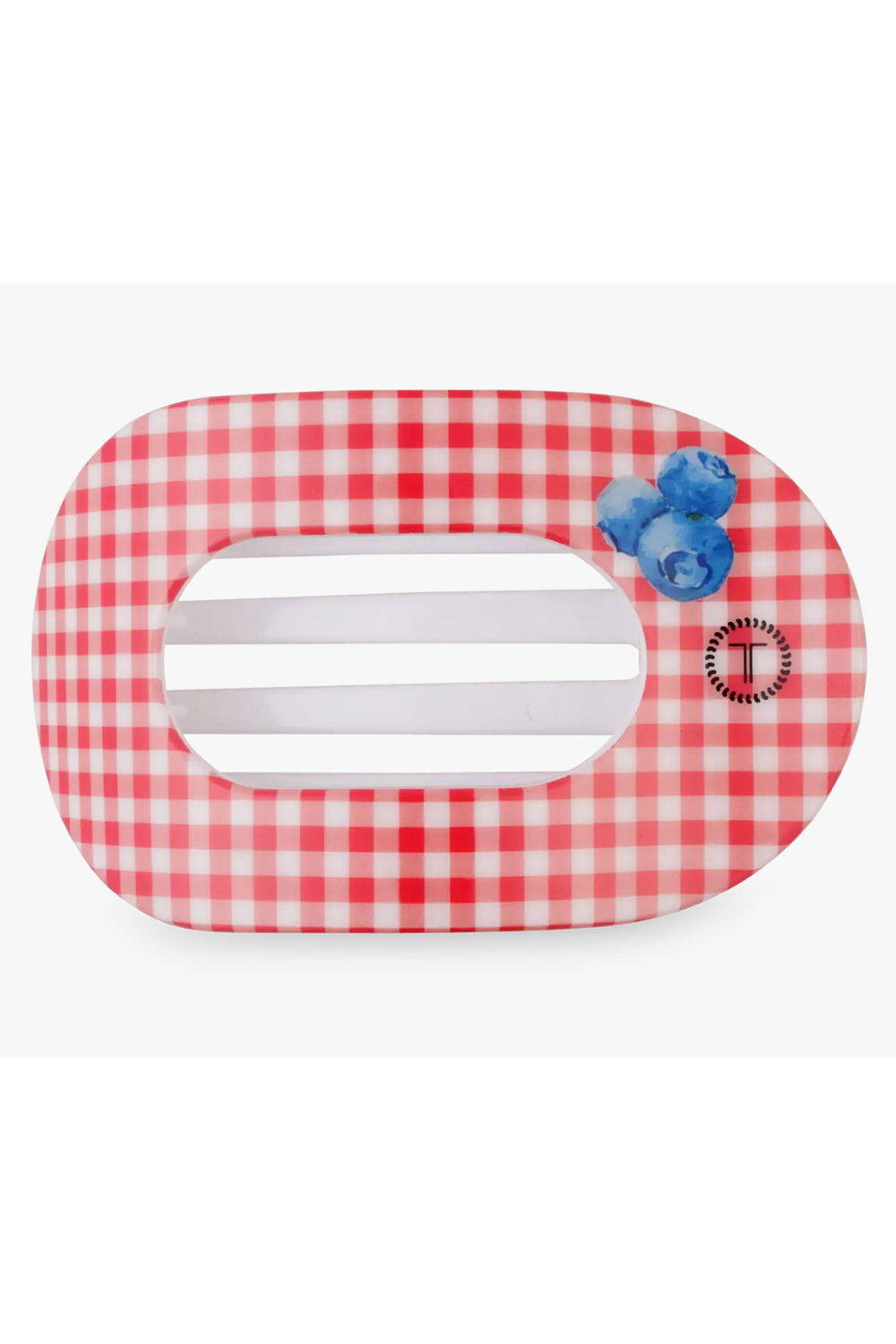 Teleties Flat Round Hair Clip - Blueberry Farms