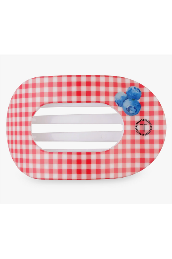 Teleties Flat Round Hair Clip - Blueberry Farms
